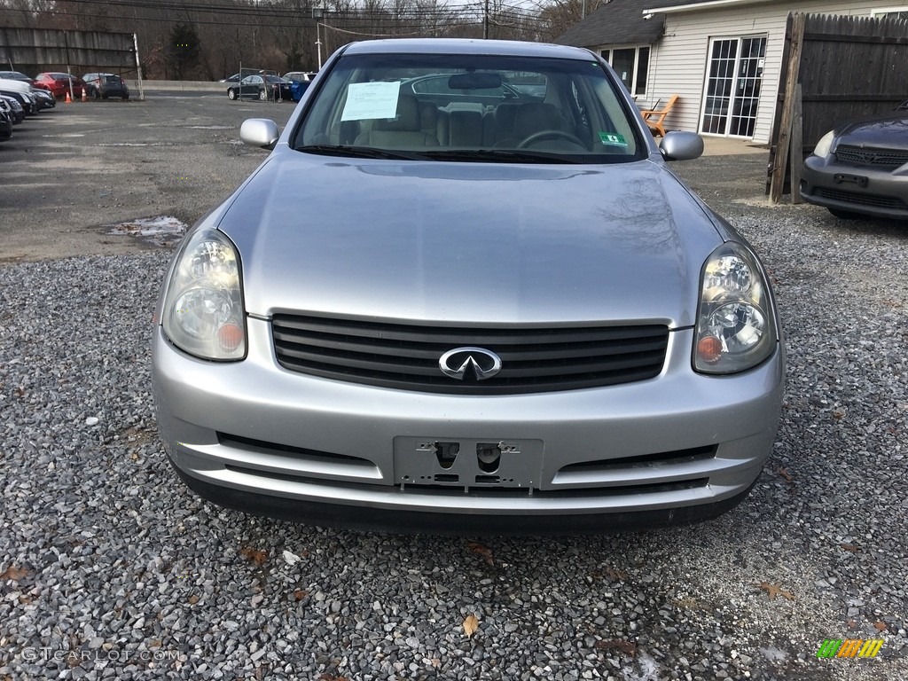 2004 G 35 x Sedan - Brilliant Silver Metallic / Graphite photo #9