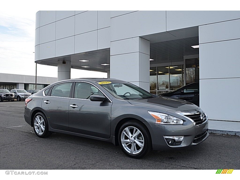 2015 Altima 2.5 S - Gun Metallic / Charcoal photo #1