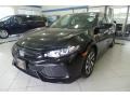 Crystal Black Pearl - Civic LX Hatchback Photo No. 1