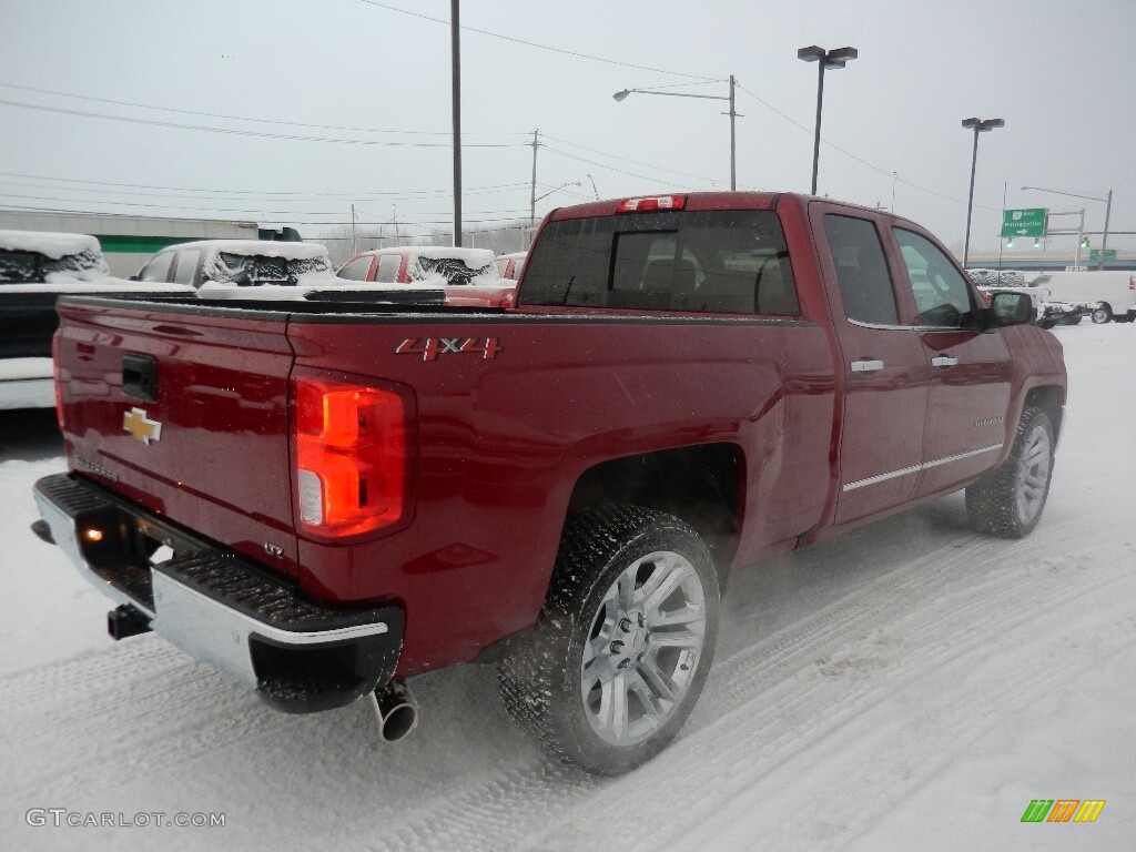 2018 Silverado 1500 LTZ Double Cab 4x4 - Cajun Red Tintcoat / Cocoa Dune photo #4