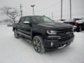 2018 Centennial Blue Metallic Chevrolet Silverado 1500 LTZ Crew Cab 4x4  photo #3