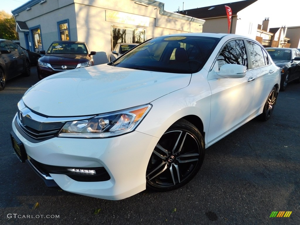 2017 Accord EX Sedan - Champagne Frost Pearl / Ivory photo #3