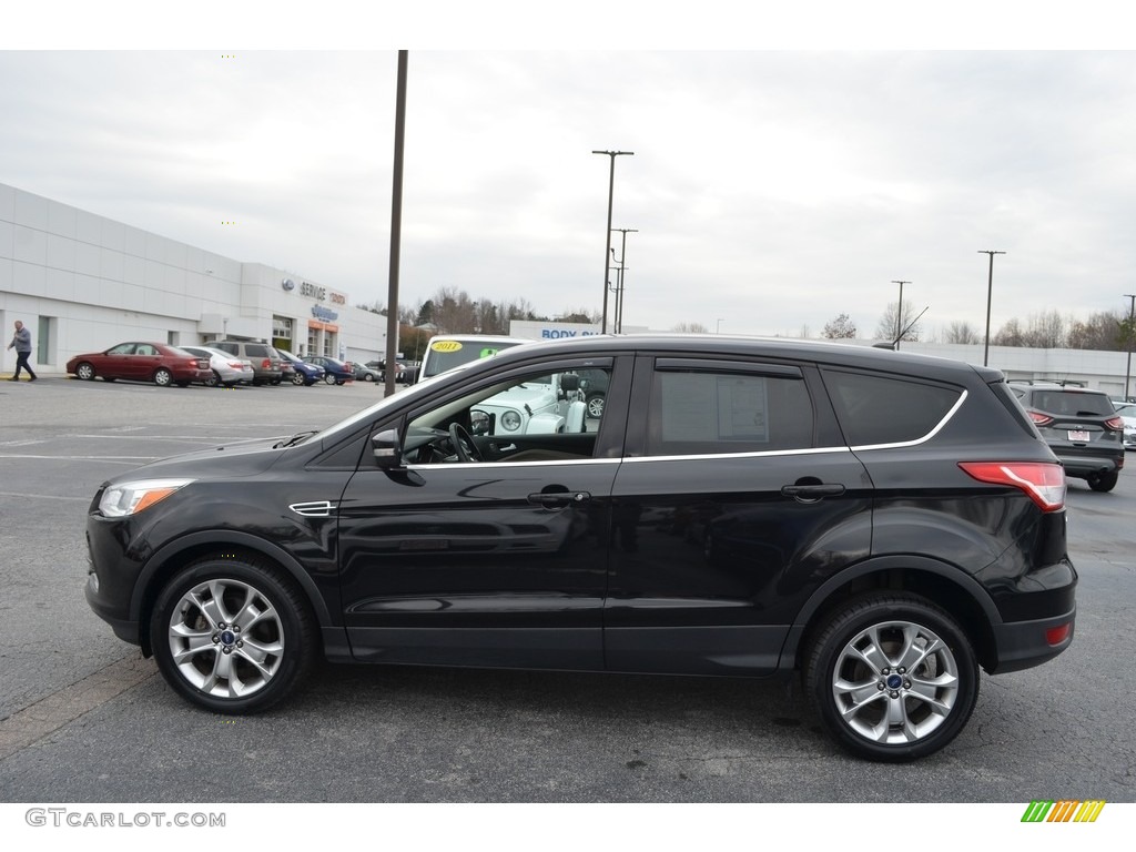 2013 Escape SEL 1.6L EcoBoost - Tuxedo Black Metallic / Medium Light Stone photo #6