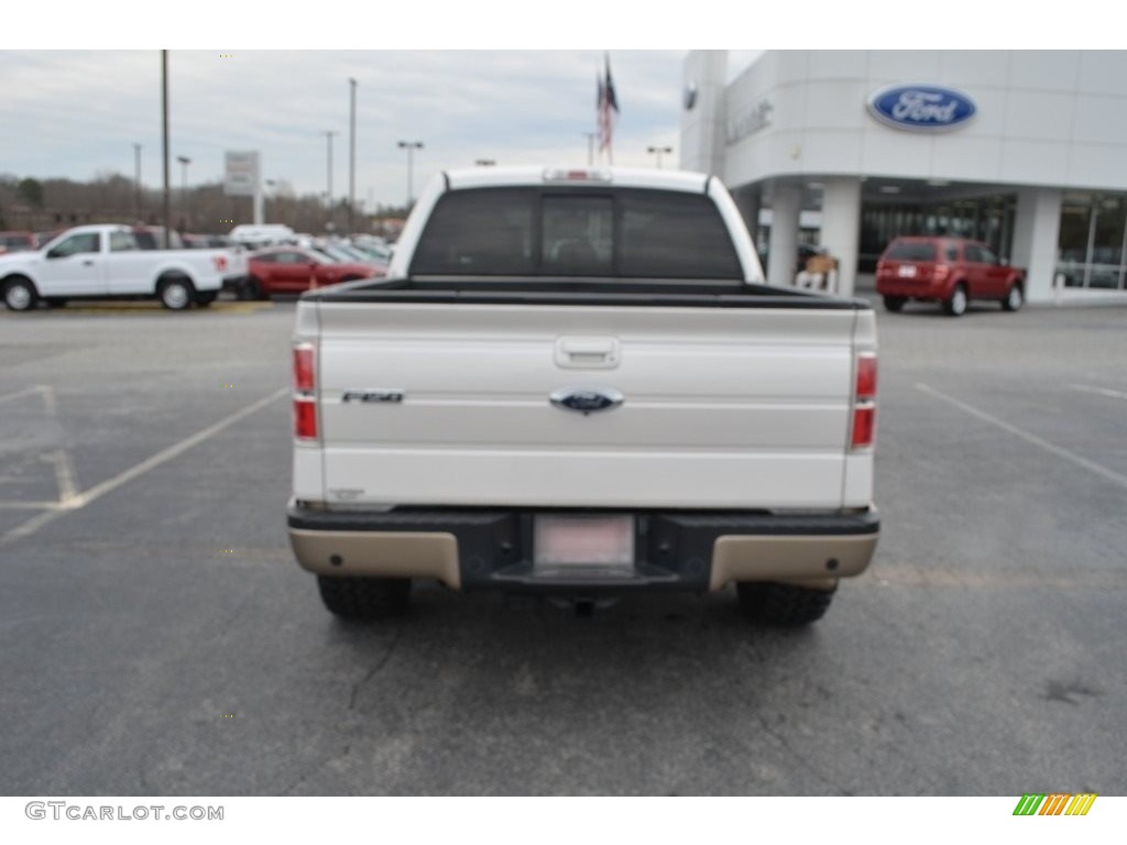 2013 F150 Limited SuperCrew 4x4 - Oxford White / Adobe photo #4