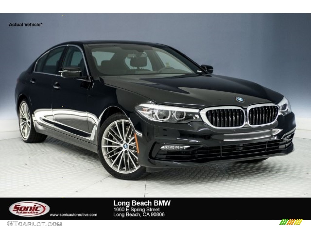 2018 5 Series 530i Sedan - Jet Black / Black photo #1