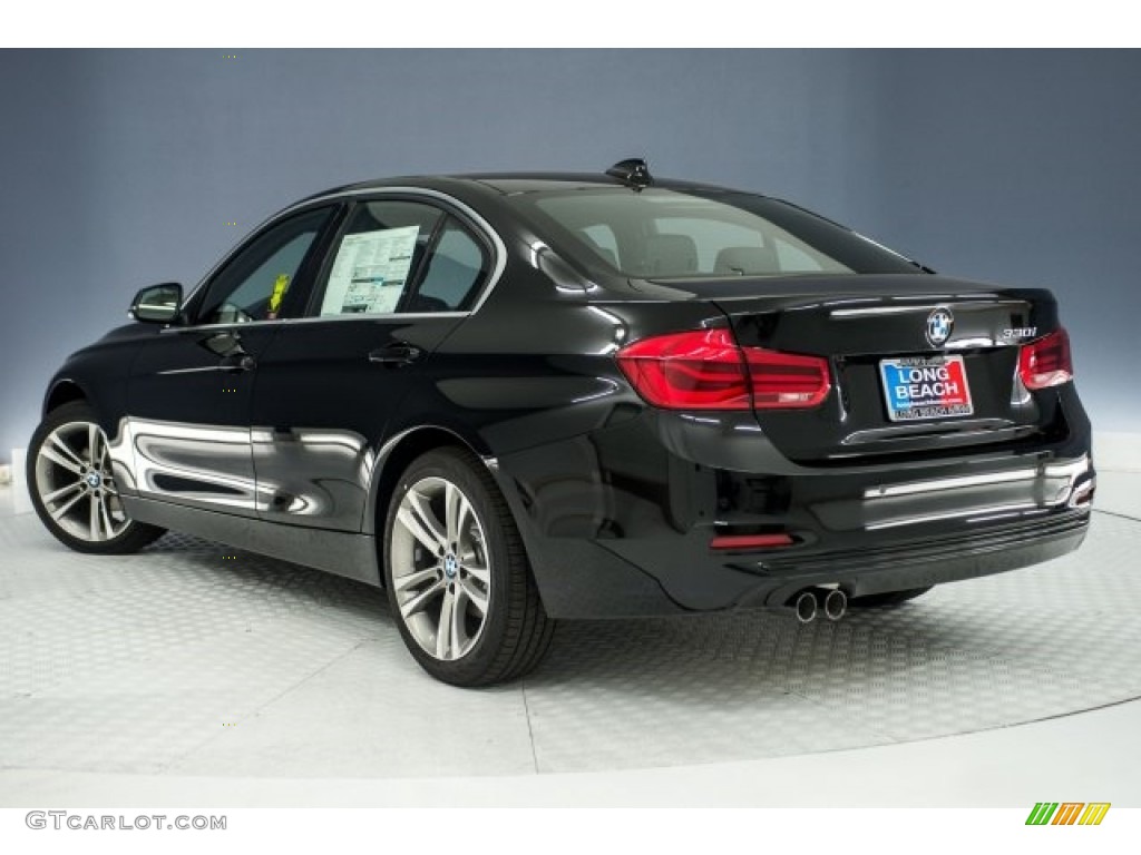 2018 3 Series 330i Sedan - Jet Black / Black photo #3