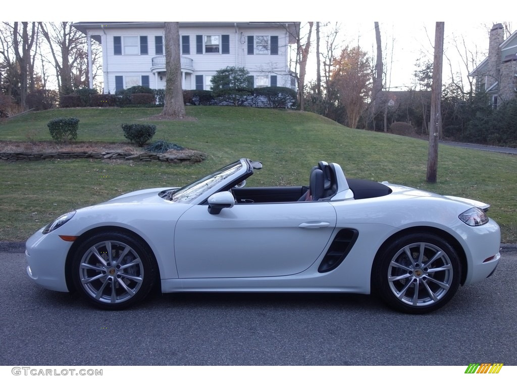 White 2017 Porsche 718 Boxster Standard 718 Boxster Model Exterior Photo #124615975