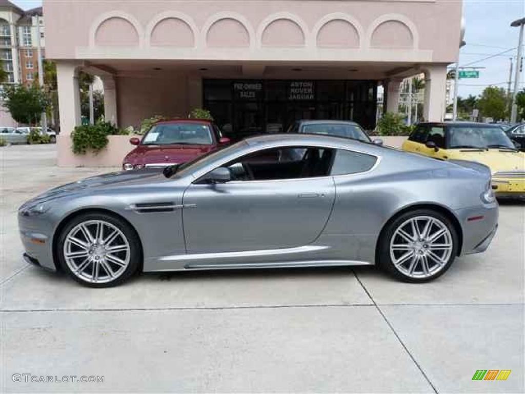 2009 DBS Coupe - Tungsten Silver / Obsidian Black photo #3