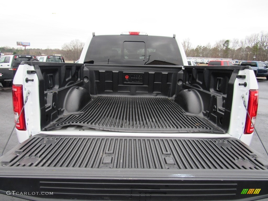 2017 F150 Lariat SuperCrew 4X4 - Oxford White / Light Camel photo #12