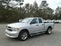 Bright Silver Metallic 2018 Ram 1500 Express Quad Cab Exterior