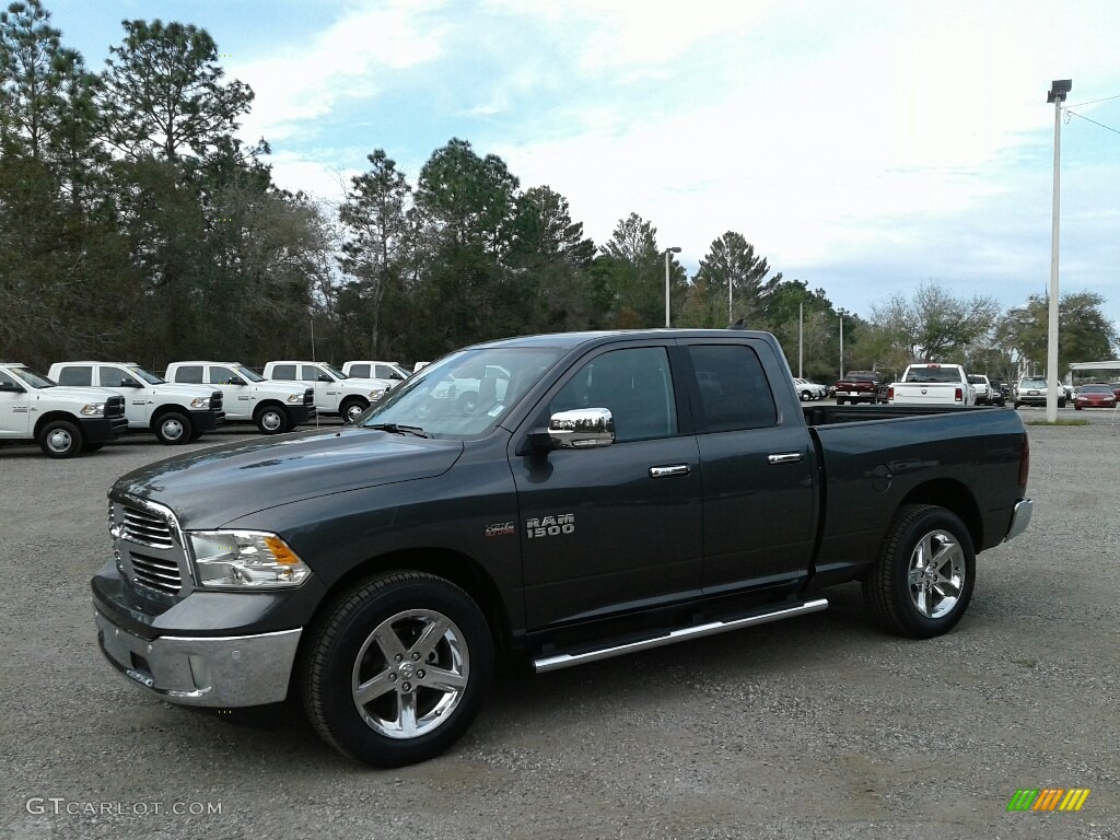 2018 1500 Big Horn Crew Cab - Granite Crystal Metallic / Black/Diesel Gray photo #1