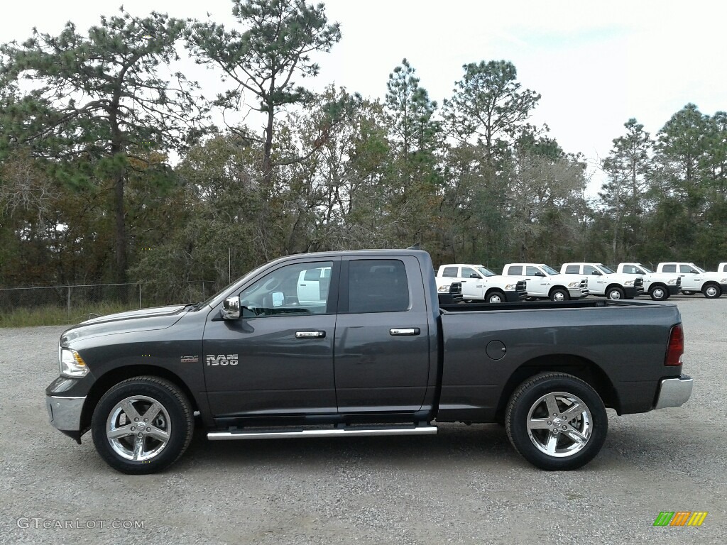 2018 1500 Big Horn Crew Cab - Granite Crystal Metallic / Black/Diesel Gray photo #2