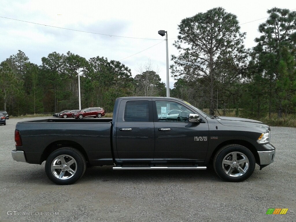 2018 1500 Big Horn Crew Cab - Granite Crystal Metallic / Black/Diesel Gray photo #6
