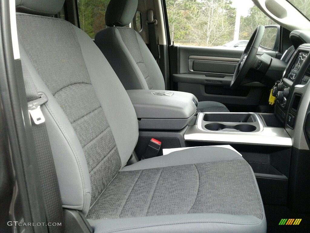 2018 1500 Big Horn Crew Cab - Granite Crystal Metallic / Black/Diesel Gray photo #12