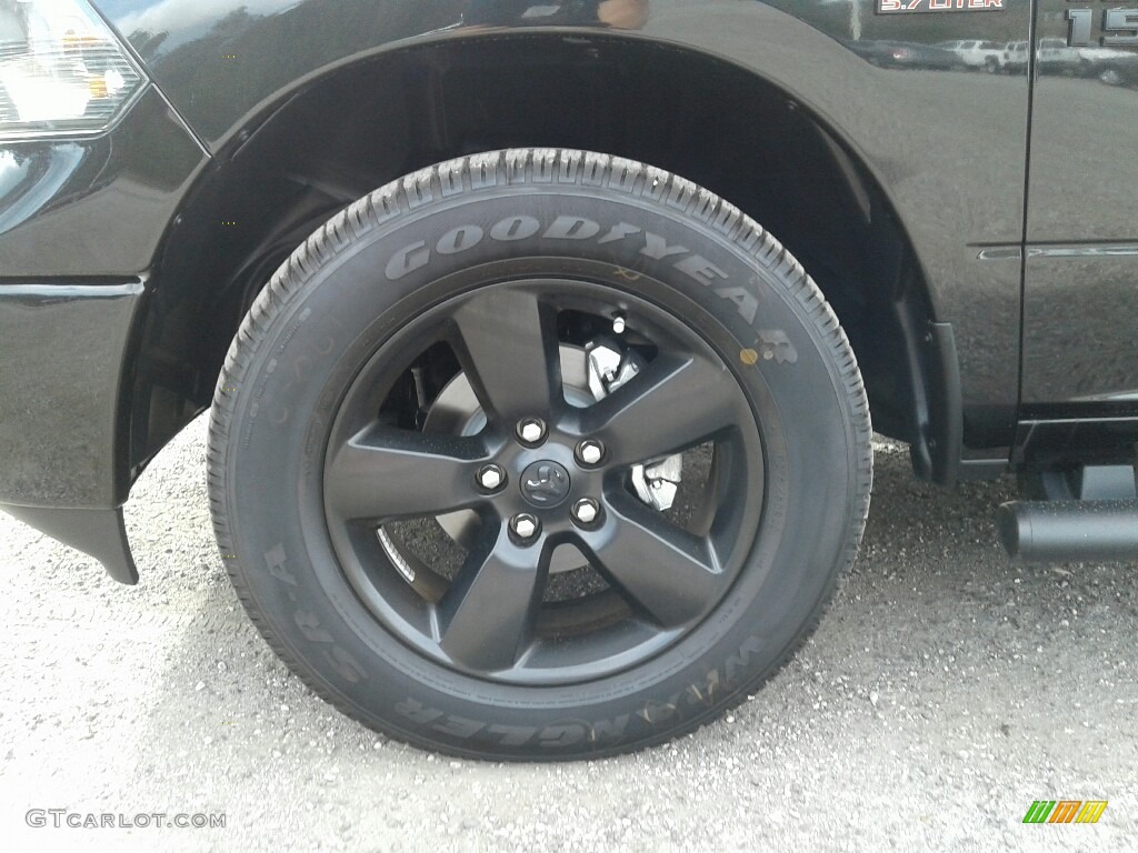 2018 1500 Big Horn Crew Cab 4x4 - Brilliant Black Crystal Pearl / Black/Diesel Gray photo #20