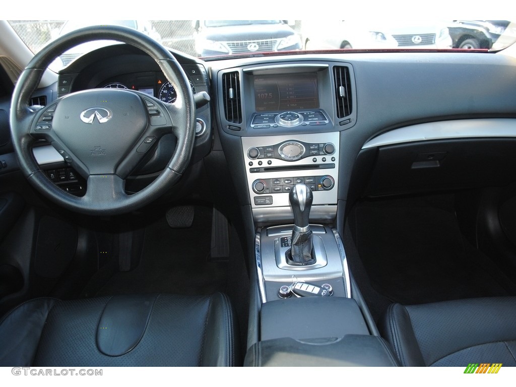 2011 G 37 Journey Sedan - Vibrant Red / Graphite photo #9