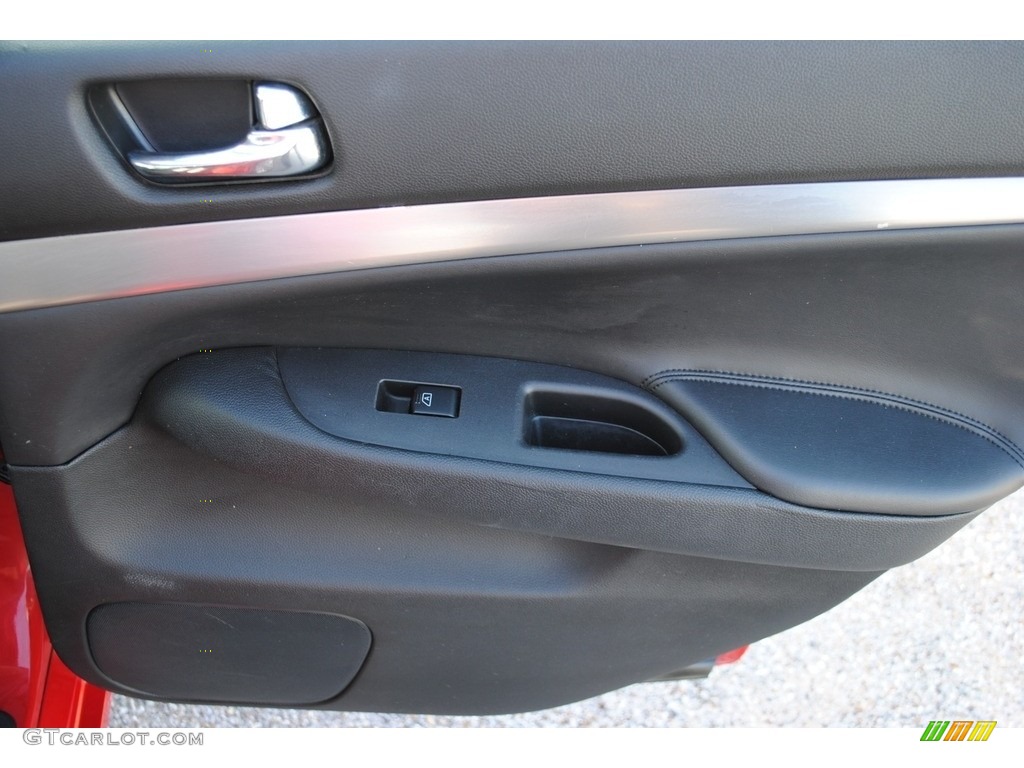 2011 G 37 Journey Sedan - Vibrant Red / Graphite photo #26