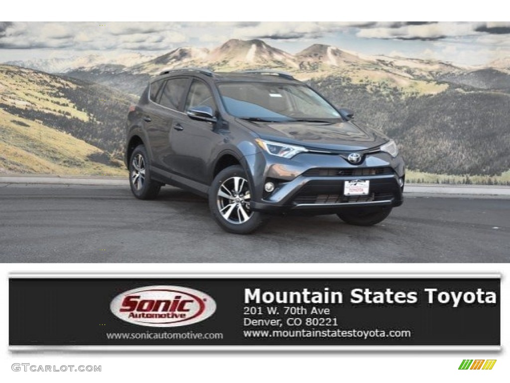 2018 RAV4 XLE AWD - Magnetic Gray Metallic / Black photo #1