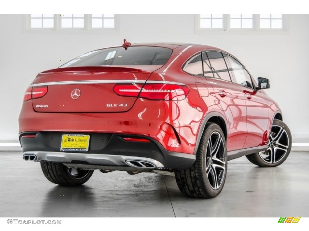 2018 GLE 43 AMG 4Matic Coupe - designo Cardinal Red Metallic / Saddle Brown/Black photo #25