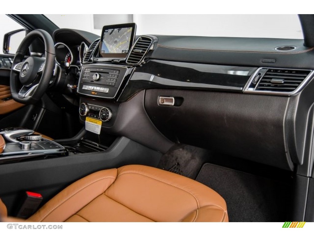 2018 Mercedes-Benz GLE 43 AMG 4Matic Coupe Saddle Brown/Black Dashboard Photo #124624225