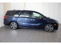 2018 Obsidian Blue Pearl Honda Odyssey Elite  photo #3