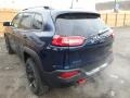 2018 Patriot Blue Pearl Jeep Cherokee Trailhawk 4x4  photo #3