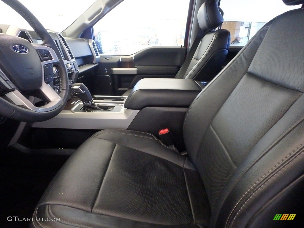 2017 F150 Lariat SuperCrew 4X4 - Ruby Red / Black photo #7