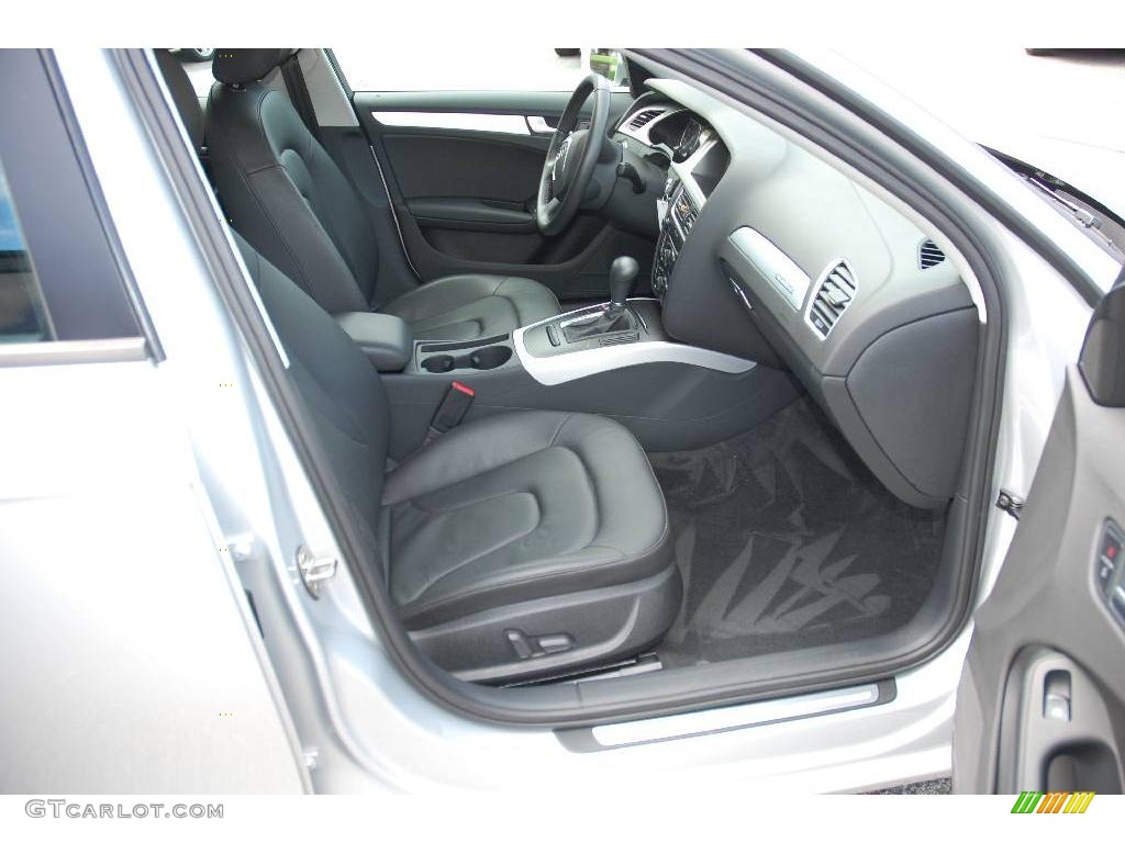 2009 A4 2.0T Premium quattro Sedan - Ice Silver Metallic / Black photo #23