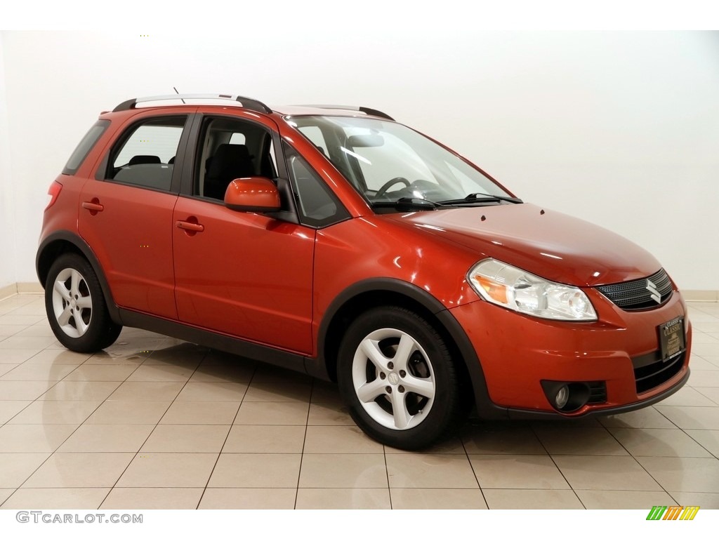 2009 SX4 Crossover Touring AWD - Sunlight Copper Metallic / Black photo #1