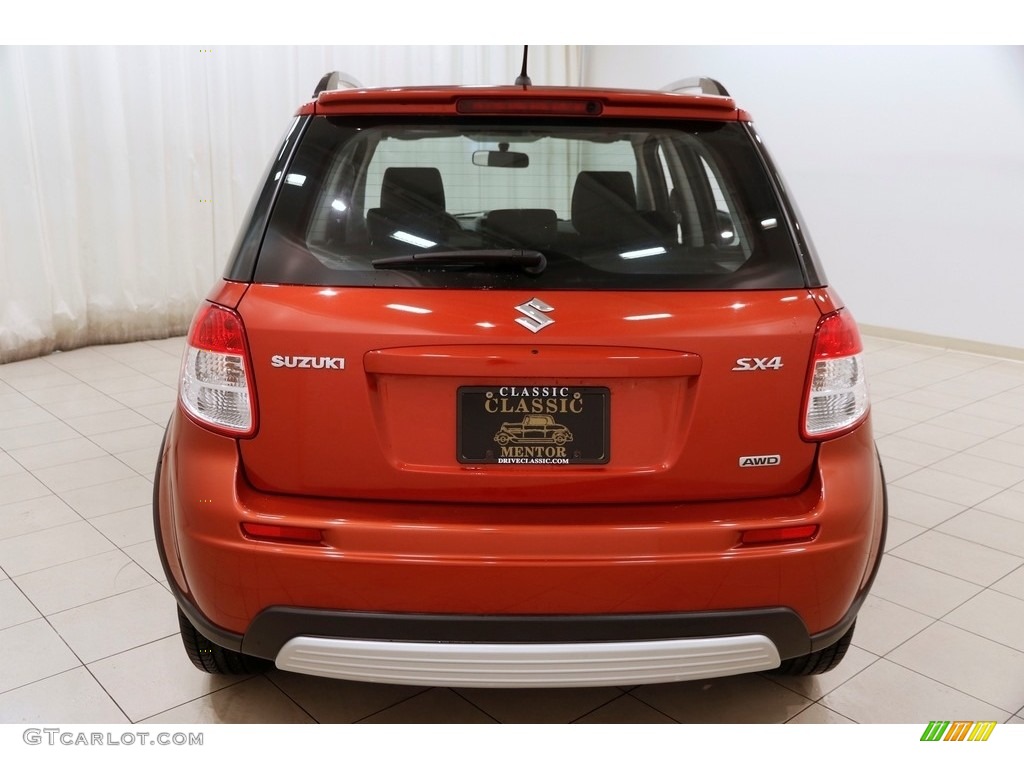 2009 SX4 Crossover Touring AWD - Sunlight Copper Metallic / Black photo #22