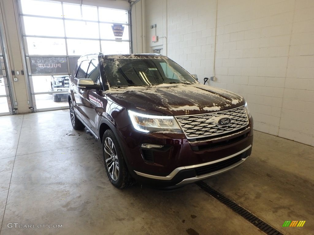 2018 Explorer Platinum 4WD - Burgundy Velvet / Ebony Black photo #1