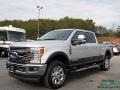 2018 Ingot Silver Ford F250 Super Duty Lariat Crew Cab 4x4  photo #1