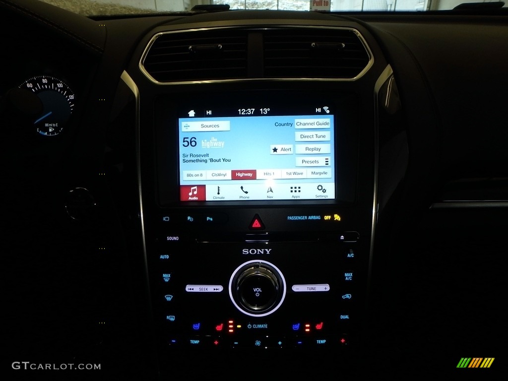 2018 Explorer Platinum 4WD - White Platinum / Ebony Black photo #15