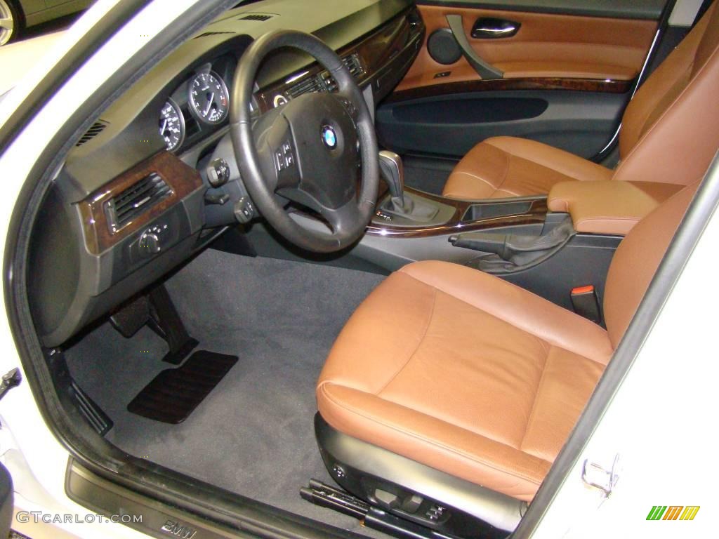 2008 3 Series 328xi Sedan - Alpine White / Terra Dakota Leather photo #9