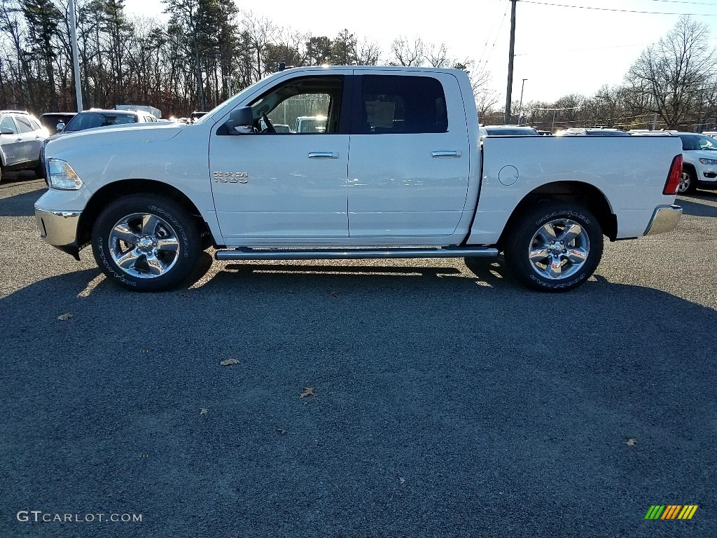 2018 1500 Big Horn Crew Cab 4x4 - Bright White / Black/Diesel Gray photo #3