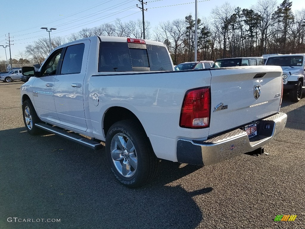 2018 1500 Big Horn Crew Cab 4x4 - Bright White / Black/Diesel Gray photo #4