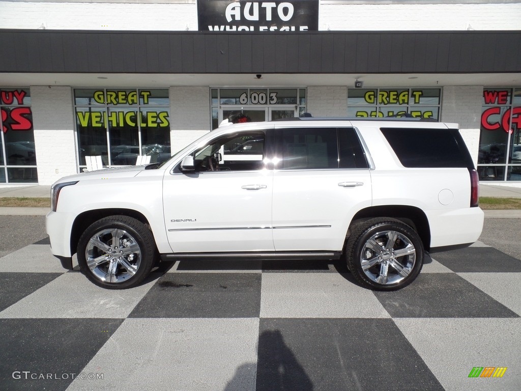 White Frost Tricoat GMC Yukon