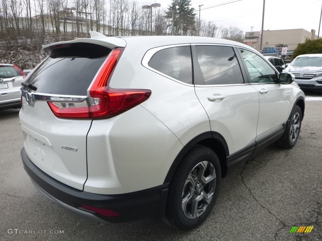 2018 CR-V EX AWD - White Diamond Pearl / Ivory photo #4