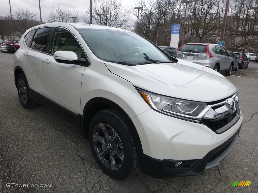 2018 CR-V EX AWD - White Diamond Pearl / Ivory photo #5