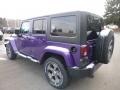 2018 Xtreme Purple Pearl Jeep Wrangler Unlimited Sahara 4x4  photo #7