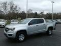 2018 Silver Ice Metallic Chevrolet Colorado WT Crew Cab  photo #1