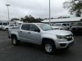 2018 Silver Ice Metallic Chevrolet Colorado WT Crew Cab  photo #7