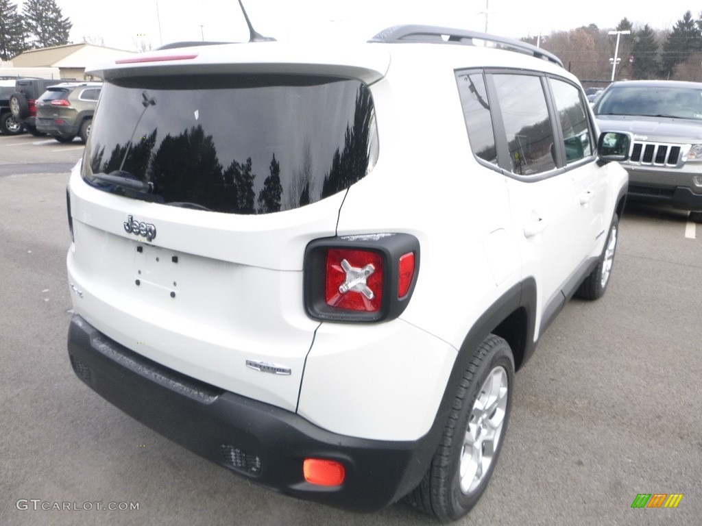 2017 Renegade Latitude 4x4 - Alpine White / Bark Brown/Ski Grey photo #5