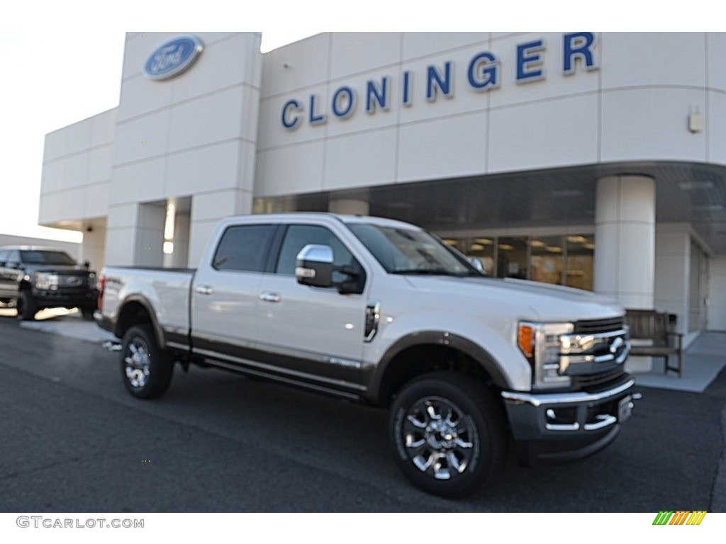2018 White Platinum Ford F350 Super Duty King Ranch Crew Cab