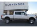 2018 White Platinum Ford F350 Super Duty King Ranch Crew Cab 4x4  photo #2