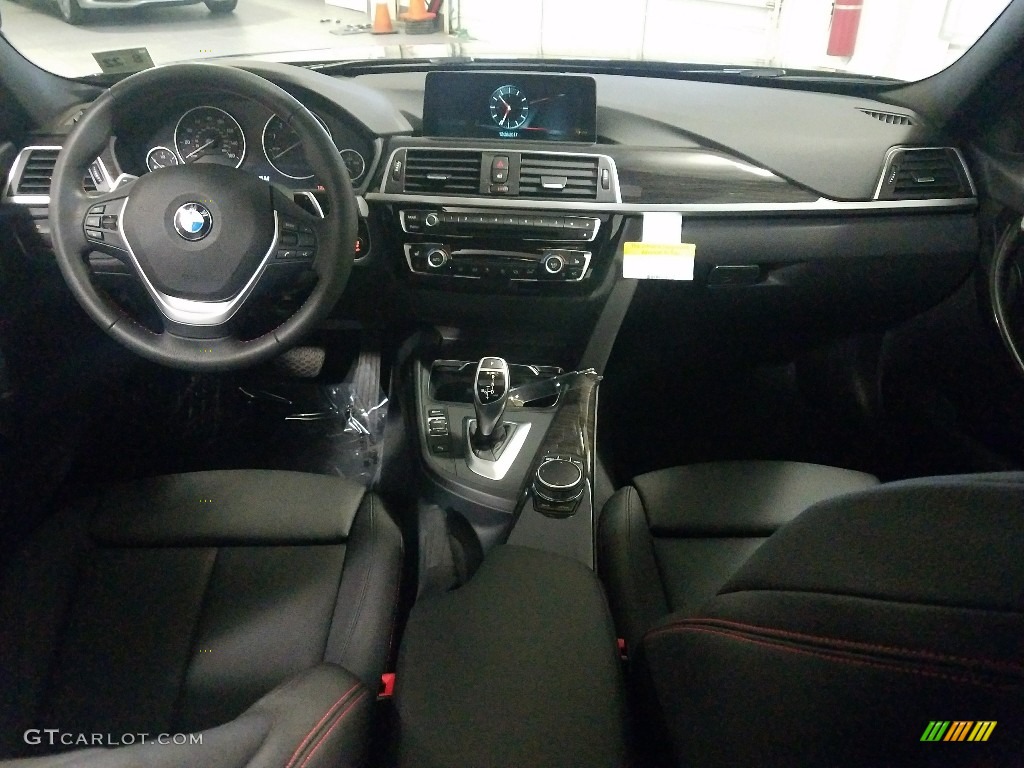 2017 3 Series 330i xDrive Sedan - Black Sapphire Metallic / Black photo #14