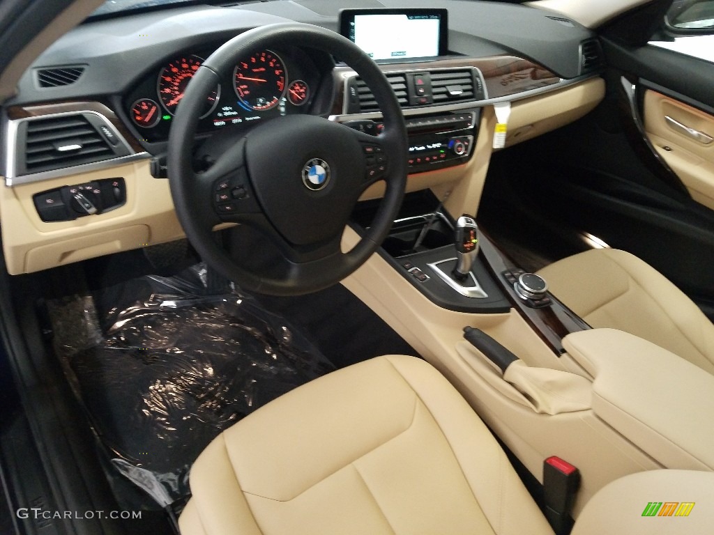 2017 3 Series 320i xDrive Sedan - Imperial Blue Metallic / Venetian Beige/Black photo #14