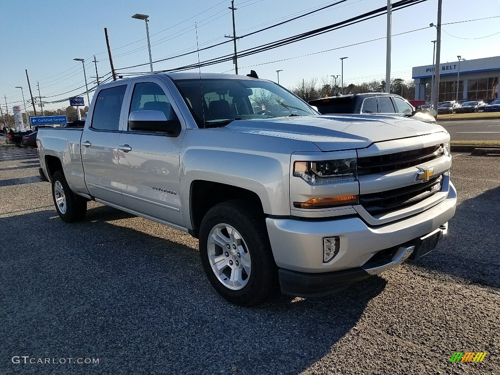 2016 Silverado 1500 LT Crew Cab 4x4 - Silver Ice Metallic / Jet Black photo #1