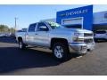 2018 Silver Ice Metallic Chevrolet Silverado 1500 LT Crew Cab  photo #1