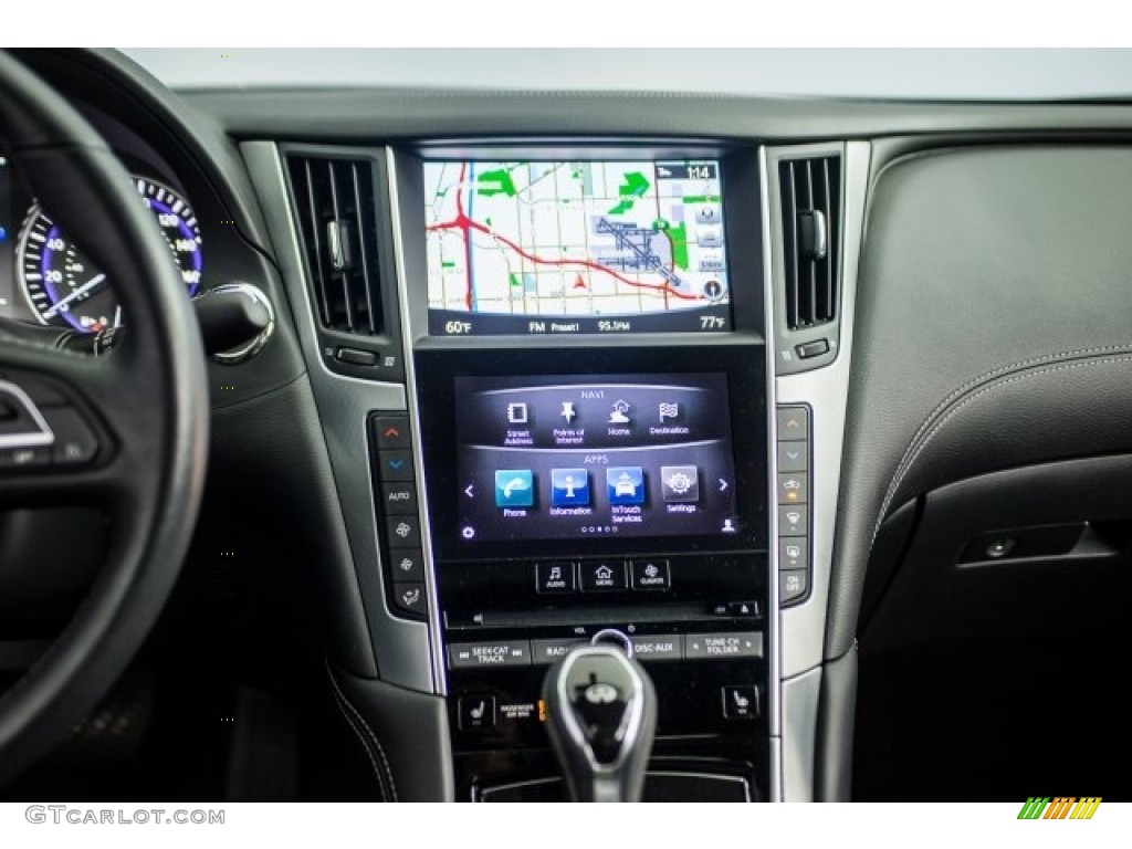 2017 Infiniti Q60 3.0t Premium Coupe Controls Photo #124648681